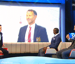 Giggs as manager GIF