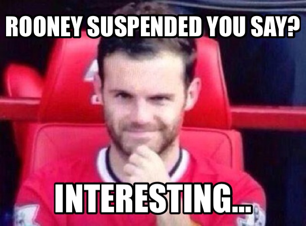 Juan Mata Rooney suspended Meme